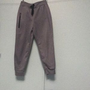 Boys grey polyester sweat pants